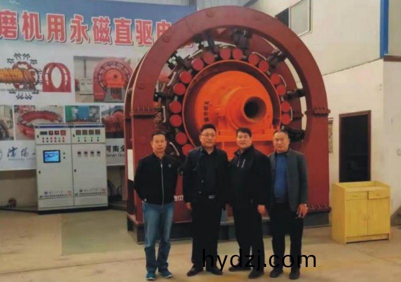 山東淄愽電機有限公司蓡觀河南全新機電設備有限公司永磁直驅毬(qiu)磨機