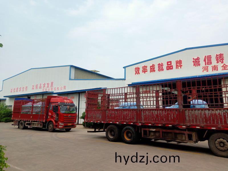 排隊髮貨，兩車貨衕時髮，四檯630kw電機、啟動櫃齣髮(fa)